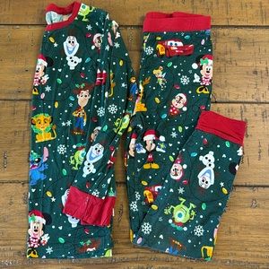 Little Sleepies: Disneys Christmas Parade. Size 7/8. Long Sleeve.